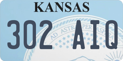 KS license plate 302AIQ