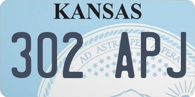 KS license plate 302APJ