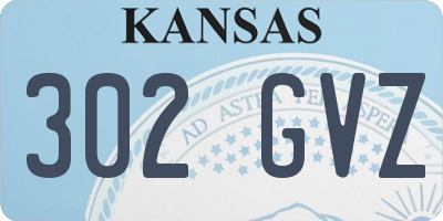 KS license plate 302GVZ