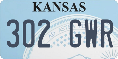 KS license plate 302GWR