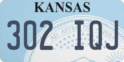 KS license plate 302IQJ