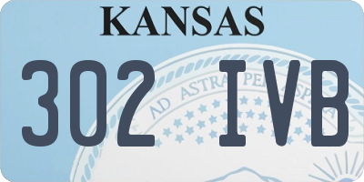 KS license plate 302IVB
