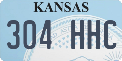 KS license plate 304HHC