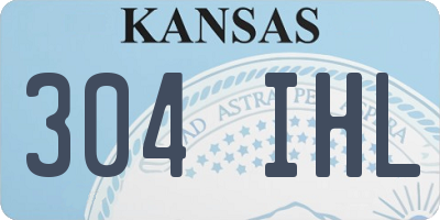 KS license plate 304IHL