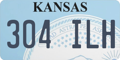 KS license plate 304ILH