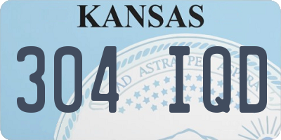 KS license plate 304IQD