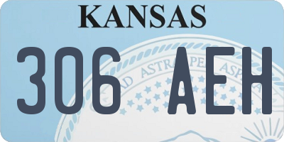 KS license plate 306AEH