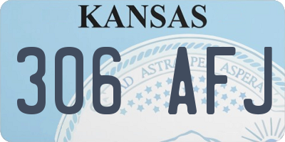 KS license plate 306AFJ