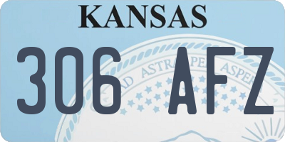 KS license plate 306AFZ