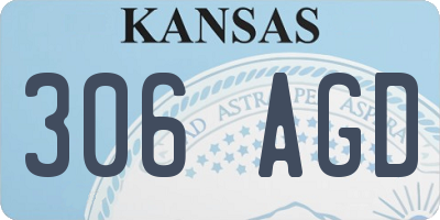 KS license plate 306AGD