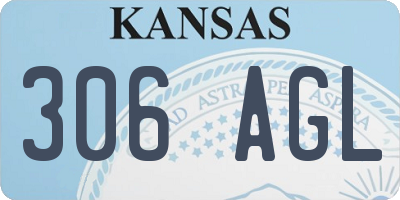KS license plate 306AGL