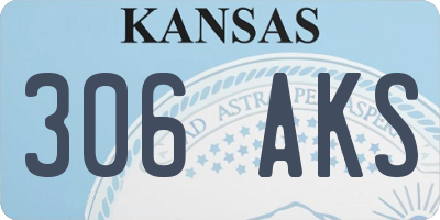KS license plate 306AKS