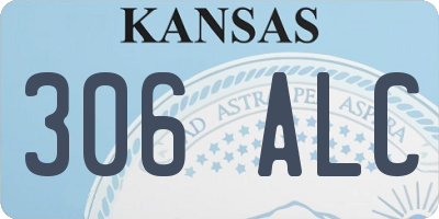 KS license plate 306ALC