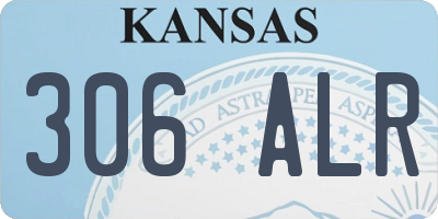 KS license plate 306ALR