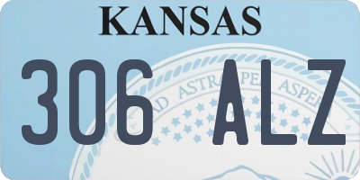 KS license plate 306ALZ