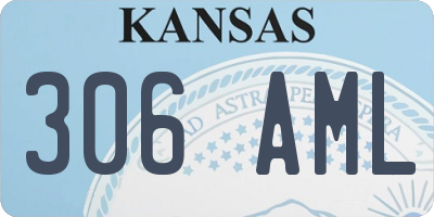 KS license plate 306AML