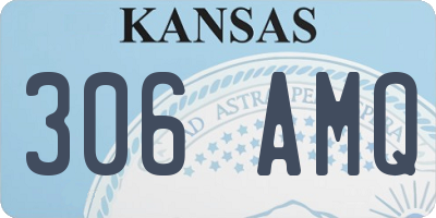 KS license plate 306AMQ
