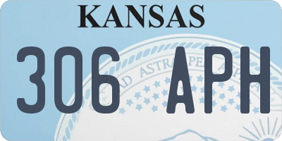 KS license plate 306APH