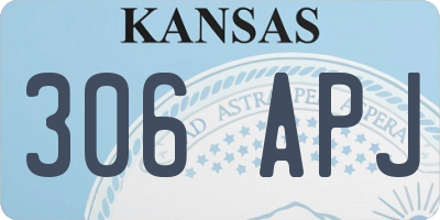 KS license plate 306APJ
