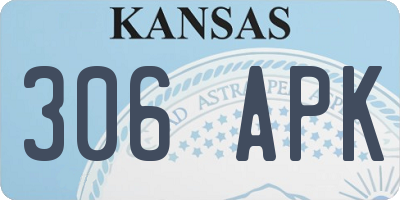 KS license plate 306APK