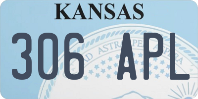 KS license plate 306APL