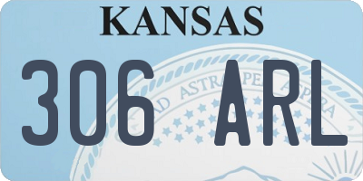 KS license plate 306ARL