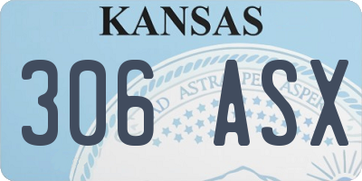 KS license plate 306ASX