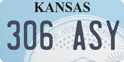 KS license plate 306ASY