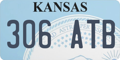 KS license plate 306ATB
