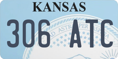 KS license plate 306ATC