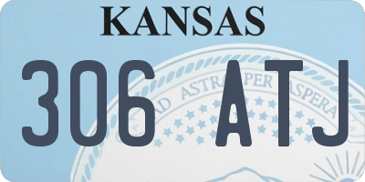 KS license plate 306ATJ
