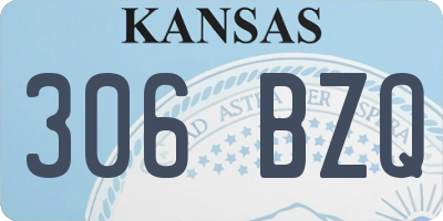 KS license plate 306BZQ