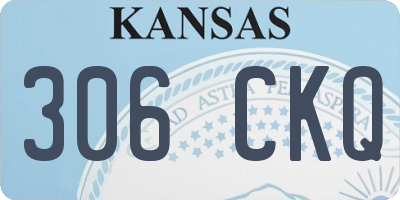 KS license plate 306CKQ