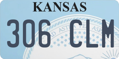 KS license plate 306CLM