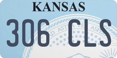 KS license plate 306CLS