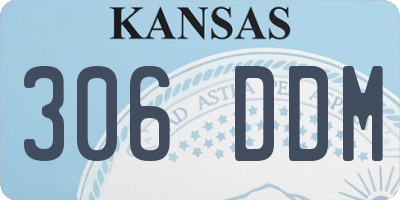 KS license plate 306DDM