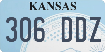 KS license plate 306DDZ