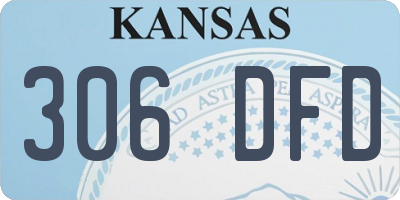 KS license plate 306DFD
