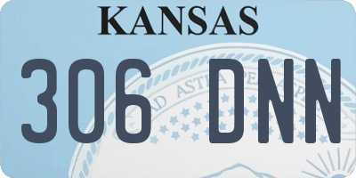 KS license plate 306DNN