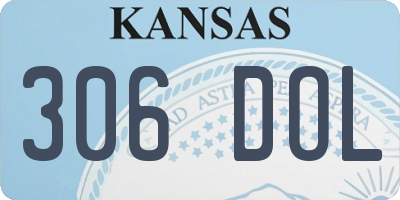 KS license plate 306DOL