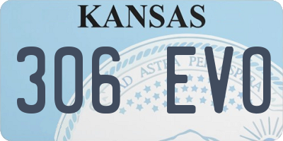 KS license plate 306EVO