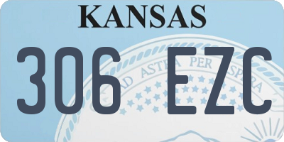 KS license plate 306EZC