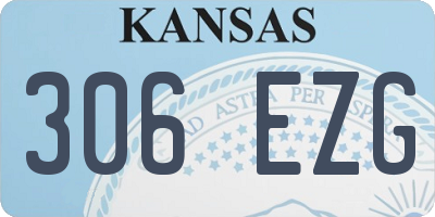 KS license plate 306EZG