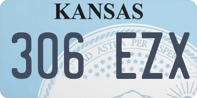 KS license plate 306EZX