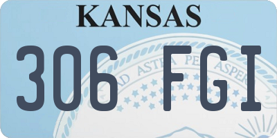 KS license plate 306FGI