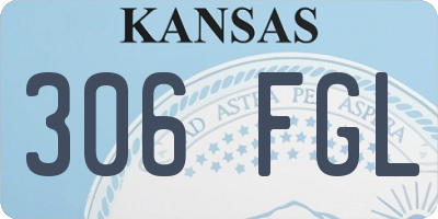 KS license plate 306FGL