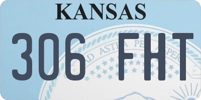 KS license plate 306FHT