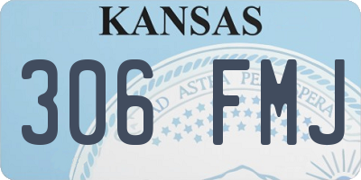 KS license plate 306FMJ