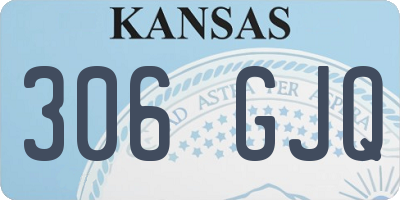KS license plate 306GJQ
