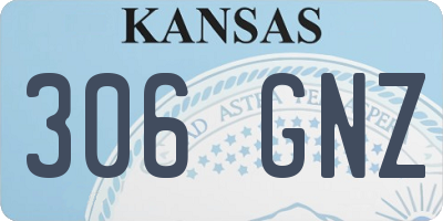 KS license plate 306GNZ